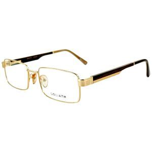 Goliath XXXIV Mens Metal Eyeglass Frame Gold 57-19  Spring Hinges France